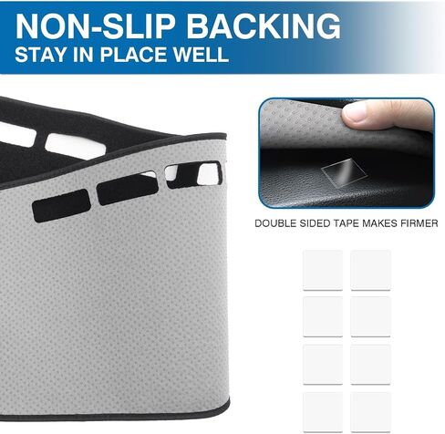 KUST Car Dash Cover for Chevy Chevrolet Colorado 2023-2025 2026 Non-Slip Polyester Center Console Dashboard Cover Interior Accessories for Colorado Custom Fit Dash Mat Sunshade No Glare Black in Saudi Arabia