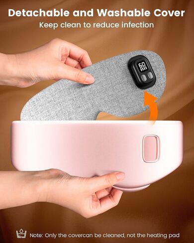 Heated Eye Mask - Cordless Eye Mask for Dry Eyes, FSA HSA Eligible, Eye Relief, Improved Sleep, Timed Shutdown, 4 Temperature, Washable Eye Heating Pad for Travel and with Replaceable Shell in Saudi Arabia
