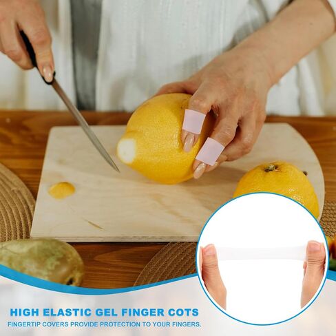 Patikil Gel Finger Cots 1.8 "x0.67" ، 20 PCS Silicone Protector Protector Super in Saudi Arabia