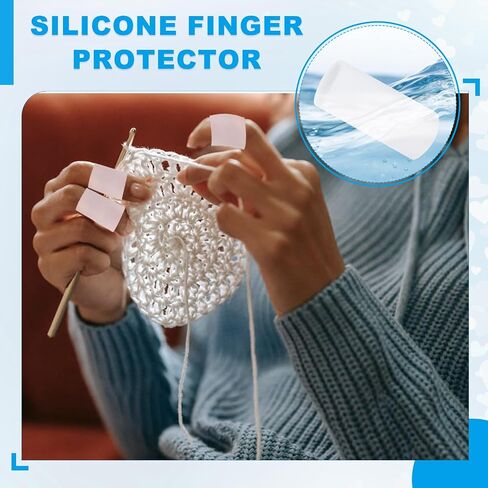 Patikil Gel Finger Cots 1.8 "x0.67" ، 20 PCS Silicone Protector Protector Super in Saudi Arabia