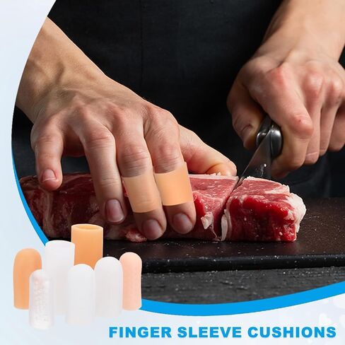 Patikil Gel Finger Cots 1.8 "x0.67" ، 20 PCS Silicone Protector Protector Super in Saudi Arabia
