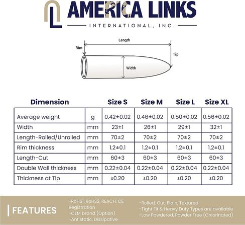 antistatic ، esd إصبع السرير ، خالي من المسحوق ، مطاط مطاط طبيعي ، مدلفن ، سطح عادي ، عاج ، xl in Kuwait