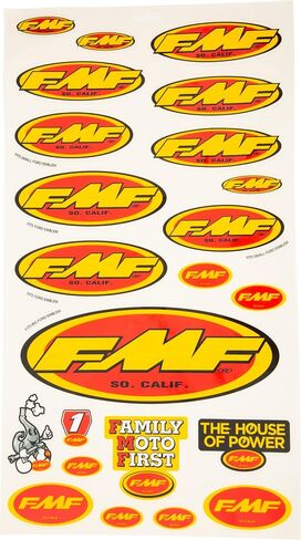 FMF Racing 014800 Assorted Sticker Sheet in Saudi Arabia