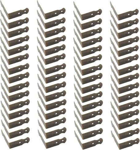 48pcs Vintage Bronze 1" x 1" Decorative Corner Brackets Protector Box Edge Hardware Accessory for Wooden Boxes, Jewelry Boxes, Gift Boxes,Picture Frame, Picture Frame in Saudi Arabia