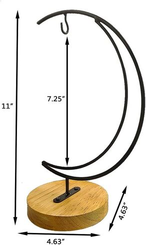 YY YEARCHY DISLEANT DISLEANT STAND IRON POTHOOK Stand for Globe Air Plant Terrarium و Witch Ball و Christmas Writy و Home Wedding Decoration (11*4.63 ، in Saudi Arabia