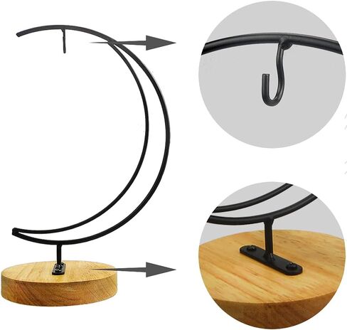 YY YEARCHY DISLEANT DISLEANT STAND IRON POTHOOK Stand for Globe Air Plant Terrarium و Witch Ball و Christmas Writy و Home Wedding Decoration (11*4.63 ، in Saudi Arabia