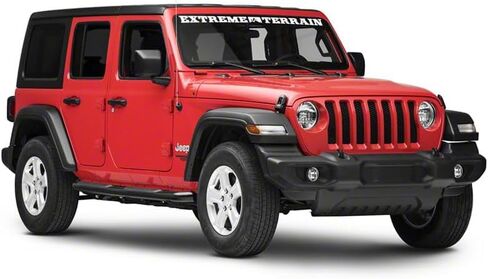 Redrock 4x4 3-Inch Round Curved Side Step Bars; Textured Black Compatible with 18-22 Jeep Wrangler JL 4-Door in Saudi Arabia