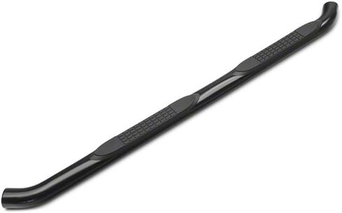 Redrock 4x4 3-Inch Round Curved Side Step Bars; Textured Black Compatible with 18-22 Jeep Wrangler JL 4-Door in Saudi Arabia