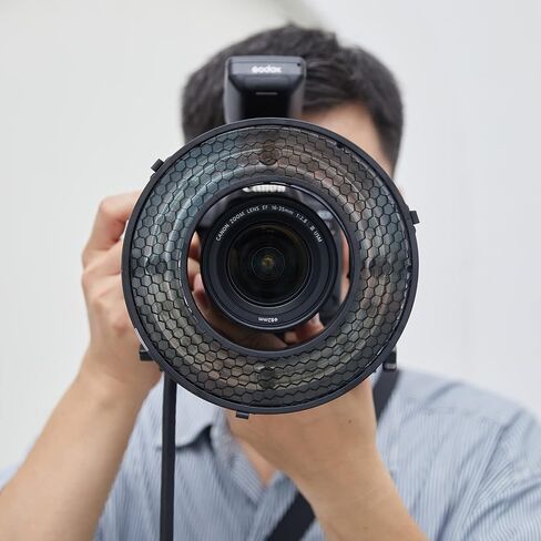 Godox R200-RHC20 Honeycomb Grid R200 Accessories Photography Honeycomb Grid for R200 Ring Flash Head Reflector RFT-25S (20°) in Saudi Arabia
