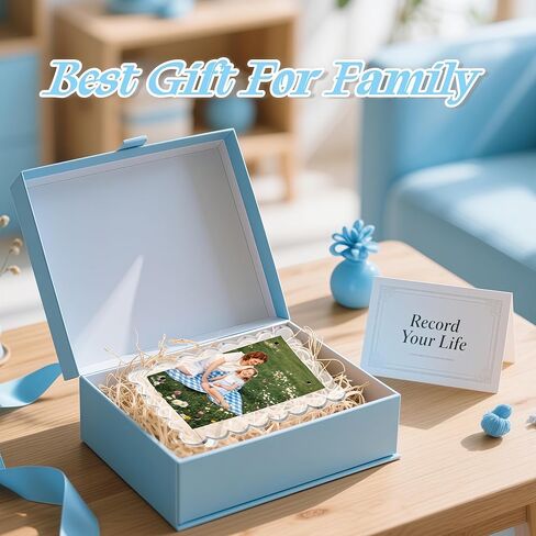 1 PACK 4 x 6 Picture Frame，Wavy Edge Photo Frame with Removable Magnetic Stand, Magnetic Picture Frames for Refrigerator or Desk in Saudi Arabia