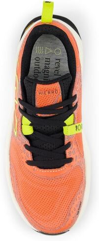 New Balance Women's Fresh Foam X Hierro V8 Trail Running Shoe, Licorice/Gulf Red/Pink Granite, 7.5 in Saudi Arabia