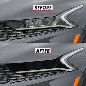 Slickmod Precut Vinyl Smoke Lint لعام 2021-2022 Kia K5 Sidemarker (3. in Kuwait