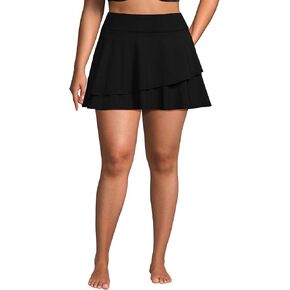 Lands' End Women's High Waisted Tulip Hem Swim Skort in Kuwait