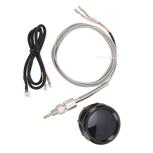مقياس درجة حرارة الغاز 52 مم دقة عالية الالتزام 12V 200 إلى 1300 ℃ EGT DIGIGT EGT METER TEMP GAUGEEXHAUST درجة حرارة METEREGT GAUGEEGT METEREGT مع مقياس Sensordigital in Kuwait