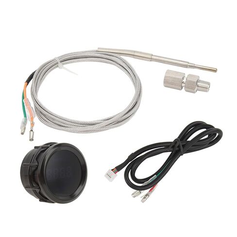 مقياس درجة حرارة الغاز 52 مم دقة عالية الالتزام 12V 200 إلى 1300 ℃ EGT DIGIGT EGT METER TEMP GAUGEEXHAUST درجة حرارة METEREGT GAUGEEGT METEREGT مع مقياس Sensordigital in Kuwait