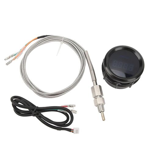 مقياس درجة حرارة الغاز 52 مم دقة عالية الالتزام 12V 200 إلى 1300 ℃ EGT DIGIGT EGT METER TEMP GAUGEEXHAUST درجة حرارة METEREGT GAUGEEGT METEREGT مع مقياس Sensordigital in Kuwait