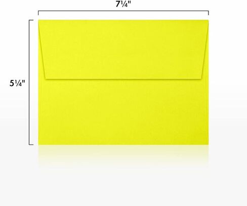 LUXPaper A7 Invitation Envelopes | Peel & Press | 5 1/4" x 7 1/4" | Wasabi Green | 80lb. Text | 50 Qty in Saudi Arabia