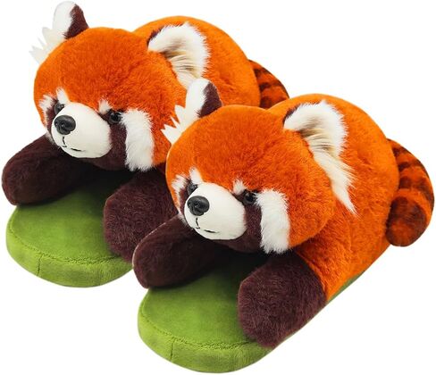 Funny Animal Slippers for Women, Cartoon Cute Fluffy Animal Slippers Cotton Soft Memory Foam Indoor Slippers,Birthday Gifts for Women in Saudi Arabia