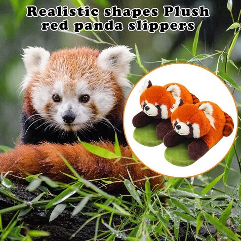 Funny Animal Slippers for Women, Cartoon Cute Fluffy Animal Slippers Cotton Soft Memory Foam Indoor Slippers,Birthday Gifts for Women in Saudi Arabia