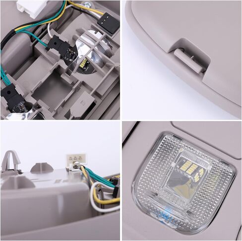 وحدة التحكم العلوية مع أضواء LED قبة ونظارات شمسية متوافقة مع RAM 1500 2500 3500 1998-2002 استبدال 55350657 in Saudi Arabia