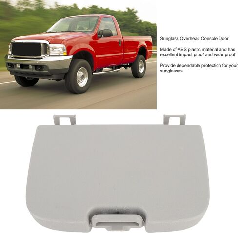 Overhead Console Sunglassess Box, Replacement Overhead Console Sunglasses Holder Box Tan Storage Bin for F-450 F-550 Super Duty (Gray: 2C3Z 7811586 BAB) in Saudi Arabia