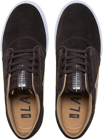 Lakai Essex Mens Skate Shoes, Black Suede, 11.5 in Kuwait