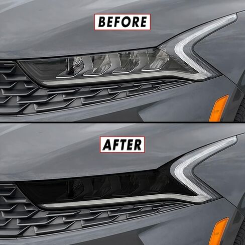 Slickmod Precut Vinyl Smoke Lint لعام 2021-2022 Kia K5 Sidemarker (3. in Kuwait