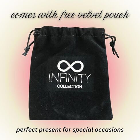 مجموعة Infinity Collection Autism Awarness Awarness Snake سلسلة - سلسلة قابلة للتعديل من الفضة مع سحر - هدية دعم للمعلمين والأمهات والأصدقاء in Kuwait