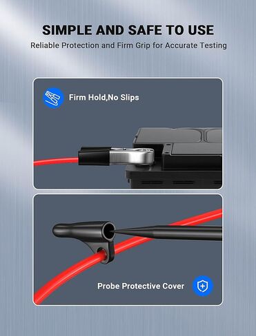 Automotive Test Light with 3-48V LED Digital Readout, Automotive Circuit Tester with Voltmeter and Polarity Indicator Light, Electrical Voltage Test Pen with Stainless Probe for Fuse Car/Vehicles in Kuwait