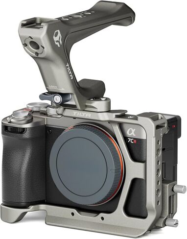 Tilta Basic Kit for a7C II / a7C R | Includes Full Camera Cage | Compact NATO Top Handle | 18mm NATO Rail Attachment | Baseplate Adapter | Universal 15mm LWS Baseplate (Titanium Gray) in Saudi Arabia