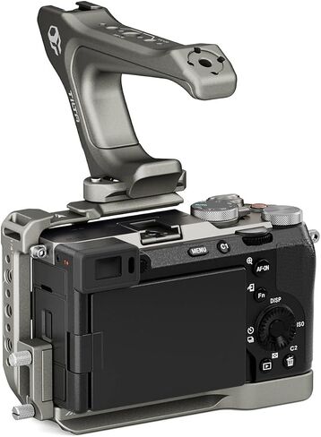 Tilta Basic Kit for a7C II / a7C R | Includes Full Camera Cage | Compact NATO Top Handle | 18mm NATO Rail Attachment | Baseplate Adapter | Universal 15mm LWS Baseplate (Titanium Gray) in Saudi Arabia