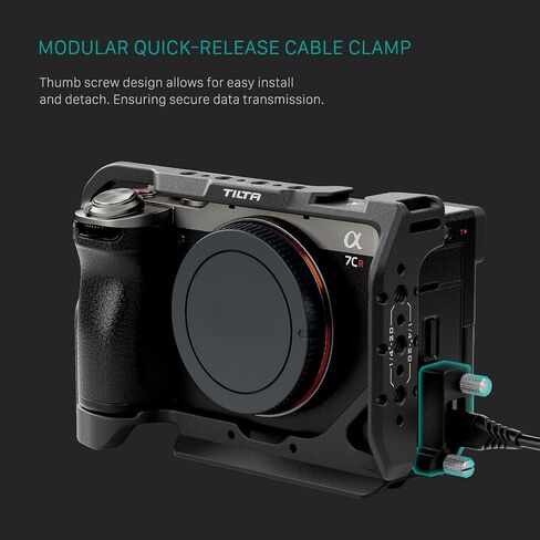Tilta Basic Kit for a7C II / a7C R | Includes Full Camera Cage | Compact NATO Top Handle | 18mm NATO Rail Attachment | Baseplate Adapter | Universal 15mm LWS Baseplate (Titanium Gray) in Saudi Arabia