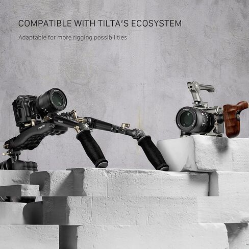 Tilta Basic Kit for a7C II / a7C R | Includes Full Camera Cage | Compact NATO Top Handle | 18mm NATO Rail Attachment | Baseplate Adapter | Universal 15mm LWS Baseplate (Titanium Gray) in Saudi Arabia