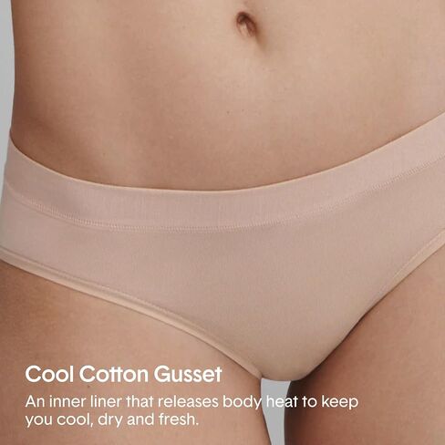 Tommy John Women's Second Skin High Rise Briefs – Soft, Stretchy, Breathable, Full Coverage High-Waisted Underwear in Saudi Arabia