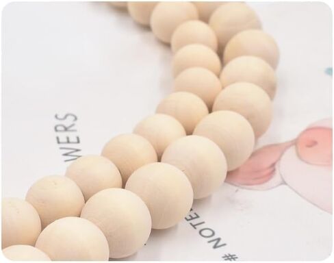 خرزات خشبية لتزيين المنزل، خرزات للمزرعة على الرف، الوشاح، القهوة/غرفة المعيشة/طاولة الطعام، خرزات صلاة من خشب بوهو مع شرابات للمزهرية، تعليق على الحائط in Kuwait