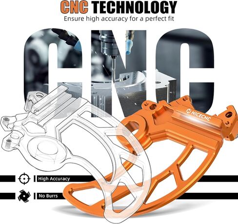 CNC خلفي القرص واقي القرص الخلفي غطاء القرص الخلفي متوافق مع 790 Adventure/R 2019-2023 ، 890 Adventure/R 2021-2024 ، متوافق مع Husqvarna Norden 901 2022-2023 ، الألومنيوم ، أورانج in Saudi Arabia