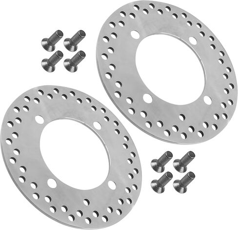Caltric Brake Disc with Bolt Compatible with Polaris 5263266 7518978 Front or Rear Left Right in Kuwait
