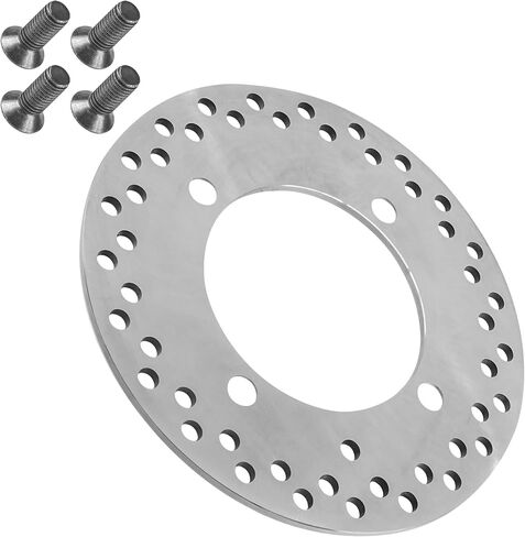 Caltric Brake Disc with Bolt Compatible with Polaris 5263266 7518978 Front or Rear Left Right in Kuwait