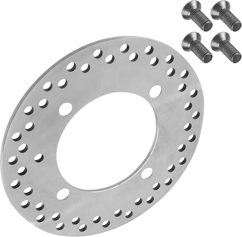 Caltric Brake Disc with Bolt Compatible with Polaris 5263266 7518978 Front or Rear Left Right in Kuwait