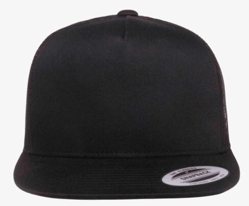 Flexft Snapback Classic Trucker Hat 6006 (أسود) in Saudi Arabia