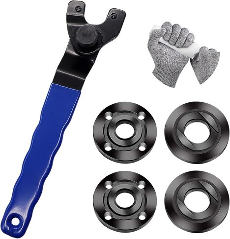 4PCS (2 Sets) 5/8-11 Grinder Nuts Grinder Flange Replacement Parts Compatible with Milwaukee Makita Dewalt Metabo Grinder Parts Q-053 in Saudi Arabia