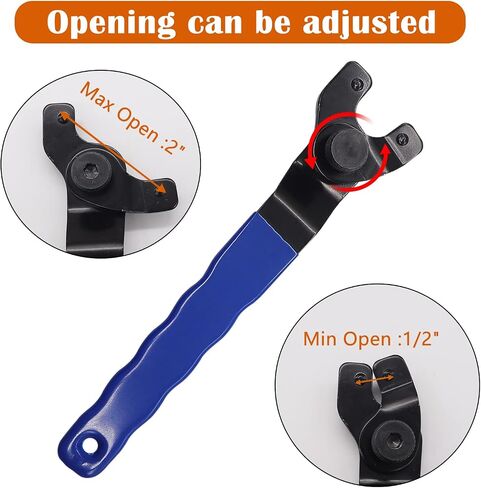 4PCS (2 Sets) 5/8-11 Grinder Nuts Grinder Flange Replacement Parts Compatible with Milwaukee Makita Dewalt Metabo Grinder Parts Q-053 in Saudi Arabia
