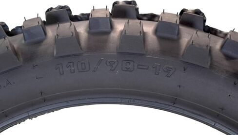 Hoosier Racing MX Tire Set: 80/100-21 MX30S Front & 110/90-19 IMX30 Rear Dirt Bike Tube Type Tires for 125, 250, 450cc Bikes with Hoosier Keychain in Kuwait