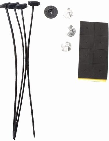 MostPlus Black Universal Electric Cryiatiator Slim Fan Push/سحب 12 فولت + مجموعة التثبيت (7 بوصة) مجموعة من 2 in Saudi Arabia