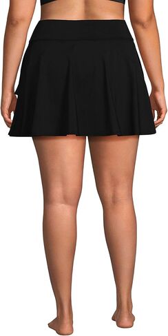 Lands' End Women's High Waisted Tulip Hem Swim Skort in Kuwait