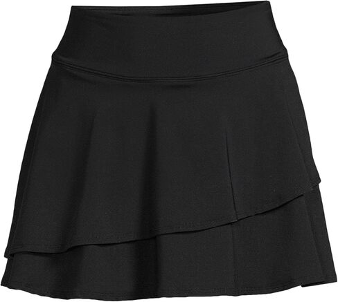 Lands' End Women's High Waisted Tulip Hem Swim Skort in Kuwait