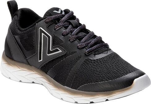 Vionic Women's Brisk Miles Leisure Sneaker- Supportive Walking Active Sneakers That Includes an Orthotic Insole and Cushioned Outsole for Arch Support, Black Mesh 8 Medium in Saudi Arabia