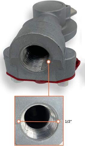 10 Pcs TORQUE Red Service Emergency Gladhand (Replaces Velvac 035042, Bendix 278850) (TR035042) in Saudi Arabia