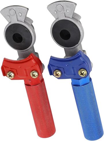 GLAD HAND LAND RED Blue Anodized Aluminized Heavy Duty Complete Hands Grips with Seals for Semi Truck Trailer Tractor RV 2PCS in Saudi Arabia