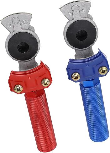 GLAD HAND LAND RED Blue Anodized Aluminized Heavy Duty Complete Hands Grips with Seals for Semi Truck Trailer Tractor RV 2PCS in Saudi Arabia